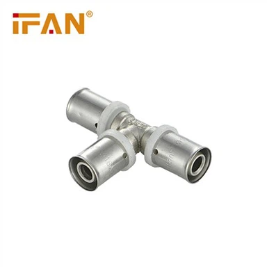 ब्रास टी पेक्स प्रेस फिटिंग