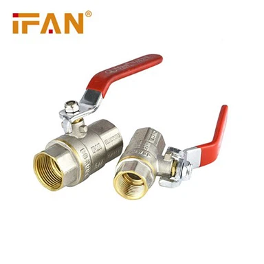 IFAN मैनुअल ऑपरेशन ब्रास बॉल वाल्व